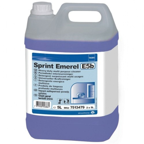 Taski Sprint Emerel,Detergent concentrat pentru toate suprafețele lavabile, 5L