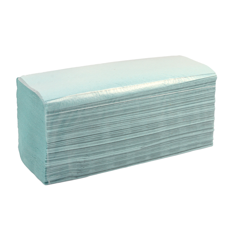 Prosop pliat tip “V”, gofrat, 1 strat, eco, verde