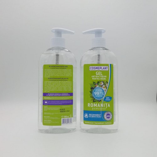Gel dezinfectant / antibacterian Cosmeplant 500ML