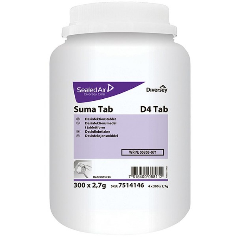 Comprimate Dezinfectante Alimentare Suma Tab D4. 300buc